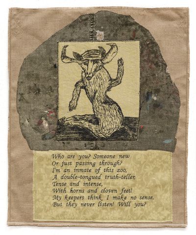 An image of a Broadside titled At the Zoo