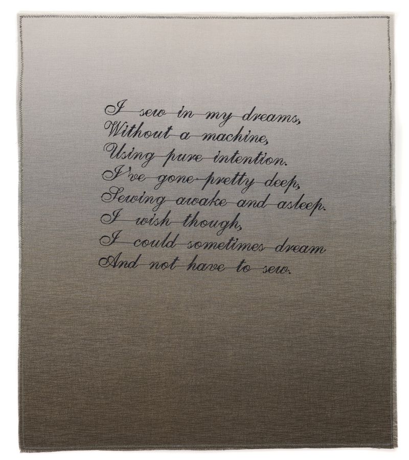 An image of a Broadside titled Dreamwork by artist China Marks