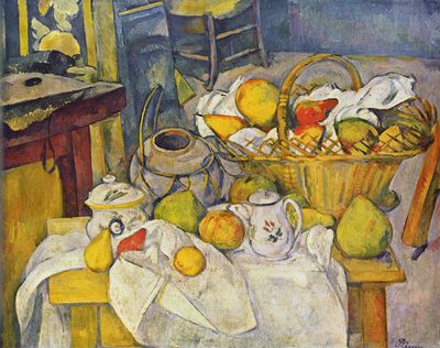 An image of a still-life by Cezanne