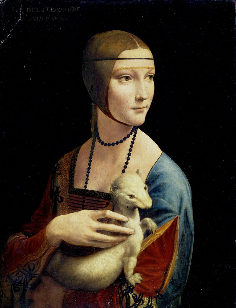 An image of a Drawing titled Lady with an Ermine by artist China Marks