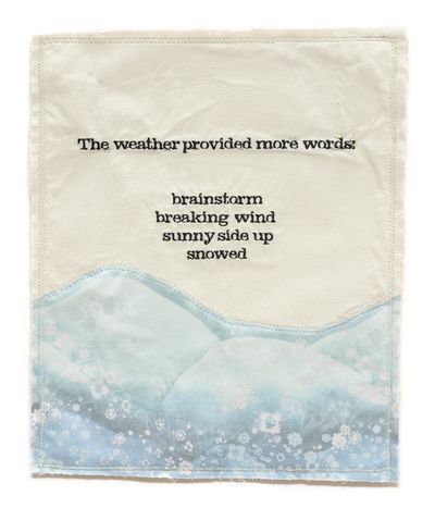 An image of a Broadside titled Words from the Weather