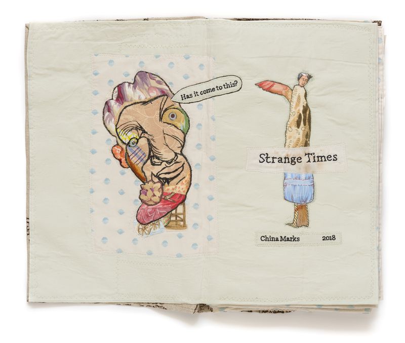 An image of a Book titled Strange Times by artist China Marks