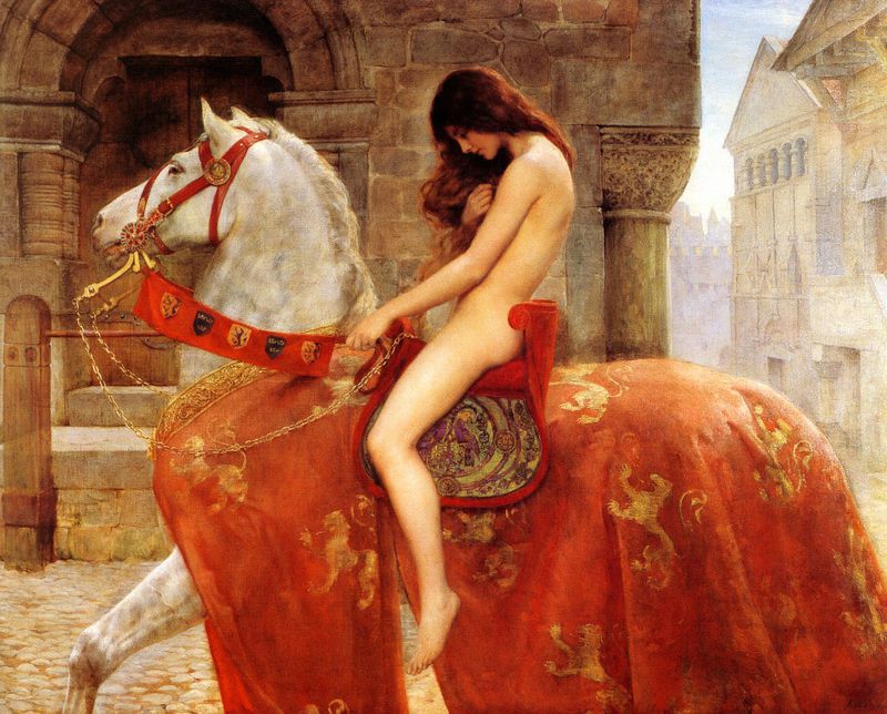 An image of a Drawing titled Lady Godiva by artist China Marks