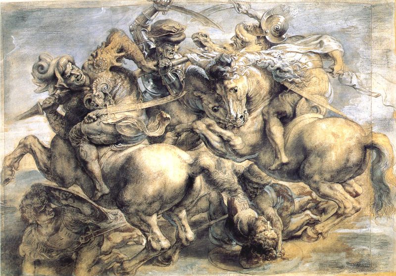 An image of a Drawing titled The Battle of Anghiari (copy) by artist China Marks